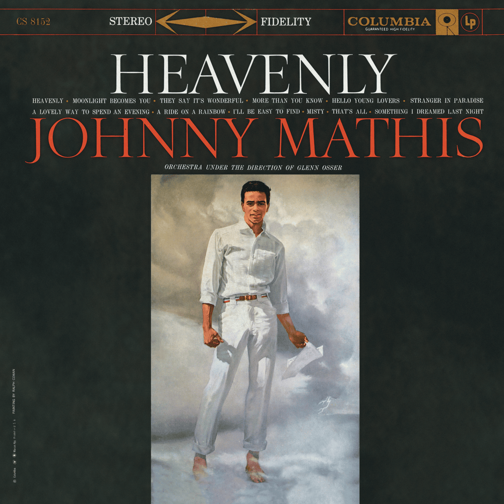 Album cover art for "Heavenly" by Johnny Mathis
