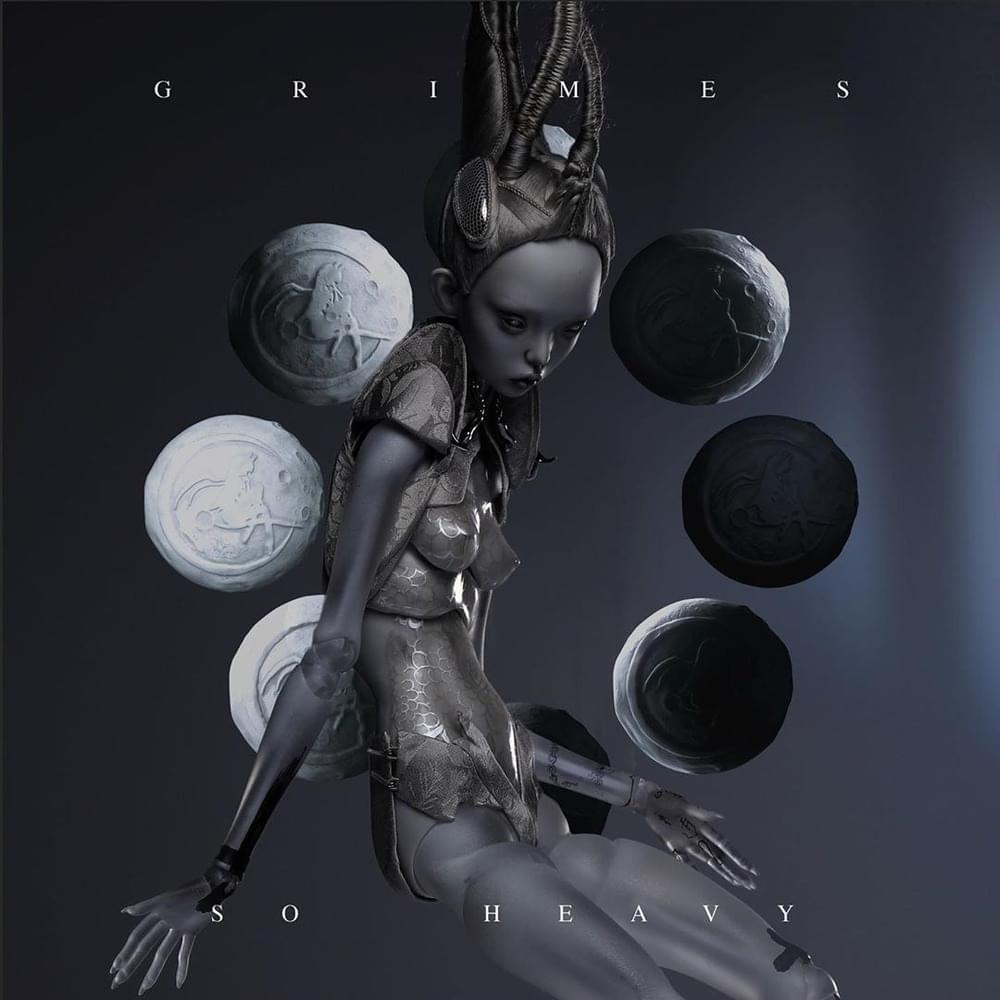 Album cover art for "So Heavy I Fell Through the Earth (Algorithm Mix)" by Grimes