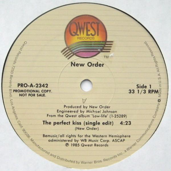 Album cover art for "The Perfect Kiss (US 7" Promo Edit)" by New Order