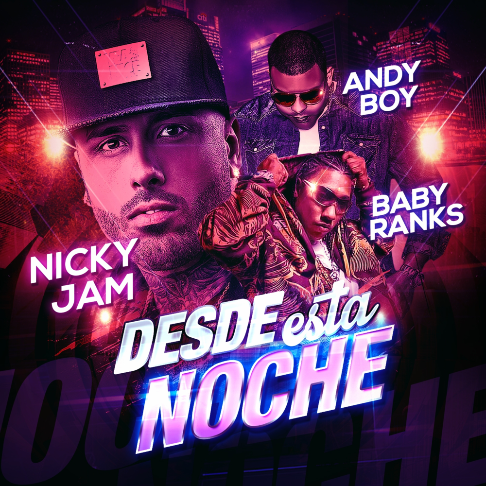 Album cover art for "Desde Esta Noche" by Andy Boy