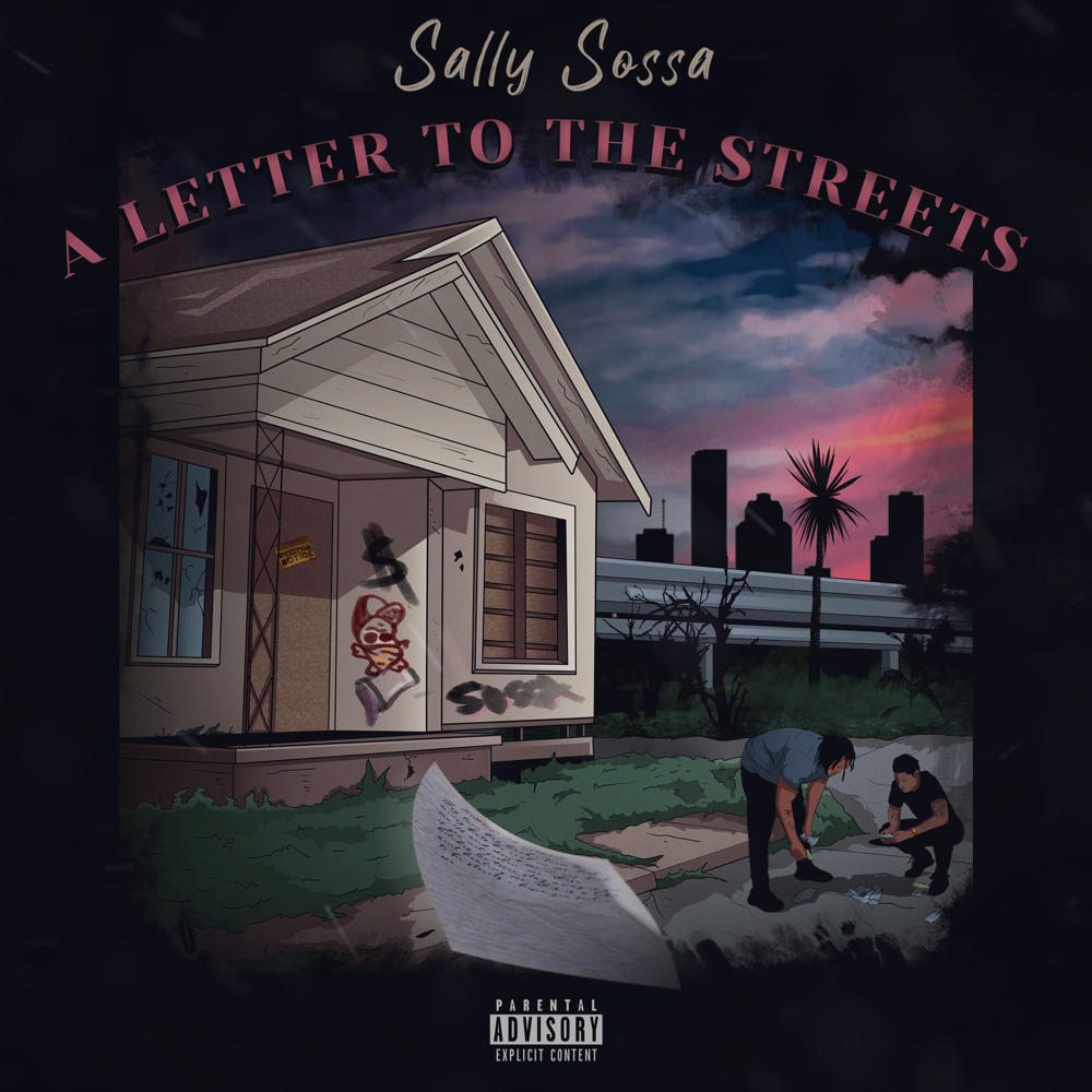 Album cover art for "A Letter To the Streets" by Sally Sossa
