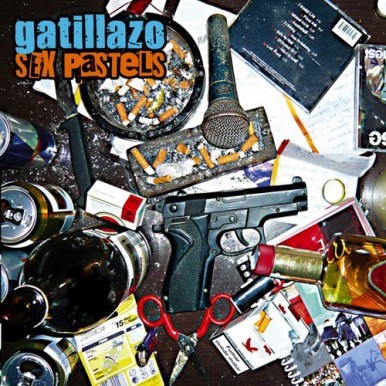 Album cover art for "Zona Glam" by Gatillazo