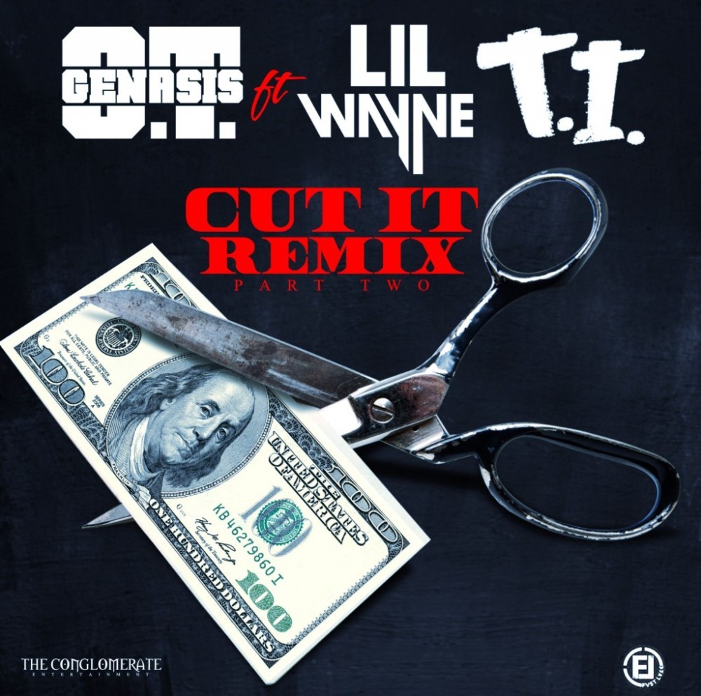 Album cover art for "Cut It (Remix 2)" by O.T. Genasis & T.I. & Lil Wayne