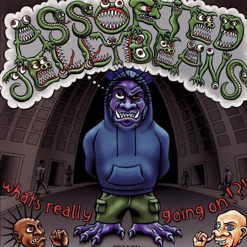 Album cover art for "Rebel Yell" by Assorted Jelly Beans