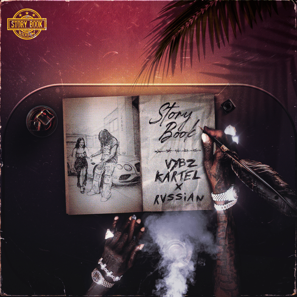 Album cover art for "Story Book" by Vybz Kartel