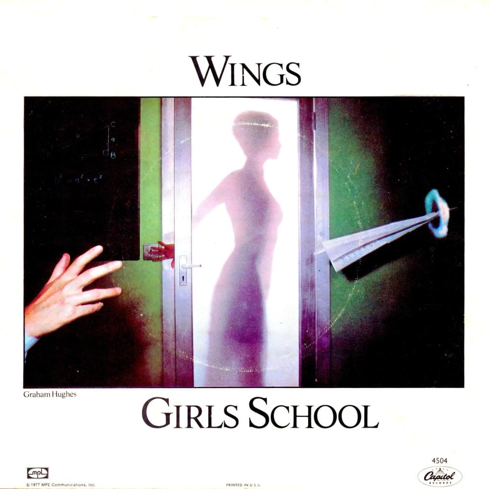 Album cover art for "Girls’ School" by Wings