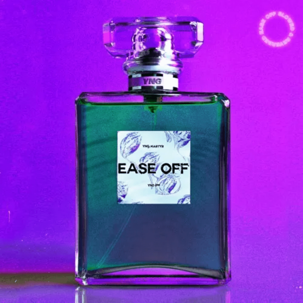 Album cover art for "Ease Off (Slowed & Reverbed)" by YNG Martyr