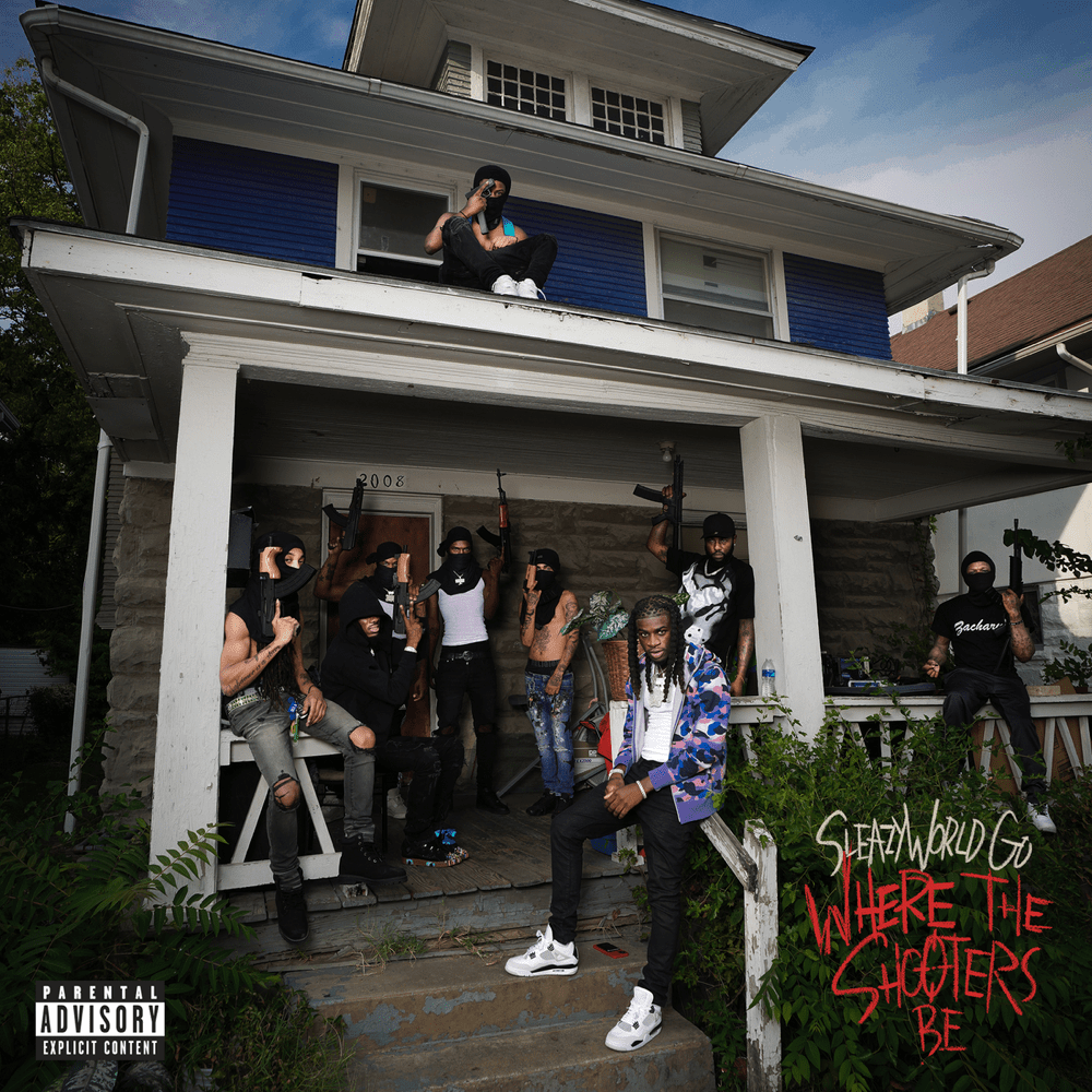 Album cover art for "Glitches" by SleazyWorld Go & G Herbo