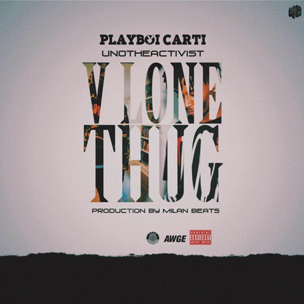 Album cover art for "Vlone Thug" by Playboi Carti