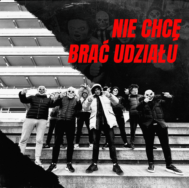 Album cover art for "Nie chcę brać udziału" by Bonus RPK