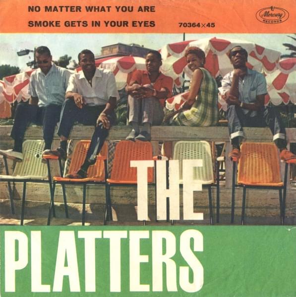 Album cover art for "Smoke Gets in Your Eyes" by The Platters
