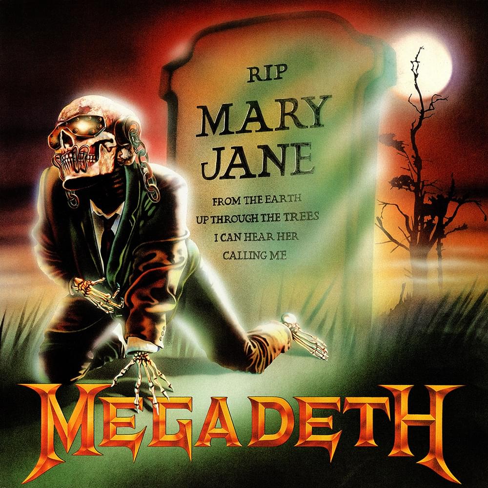 Album cover art for "Mary Jane" by Megadeth
