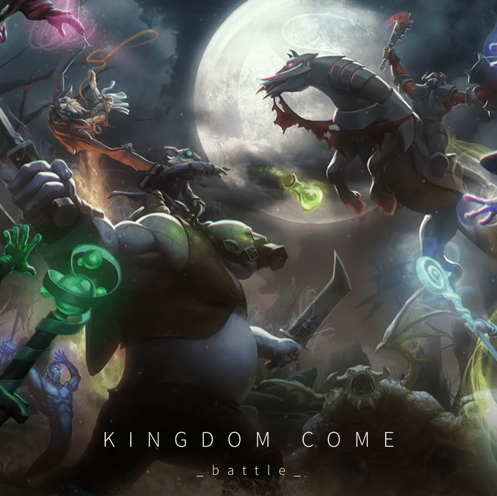 Album cover art for "Kingdom Come" by TheFatRat