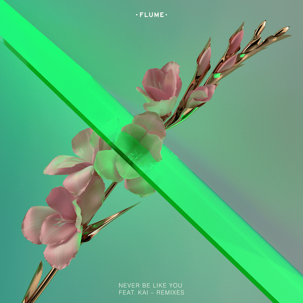 Album cover art for "Never Be Like You (Wave Racer Remix)" by Flume & kai