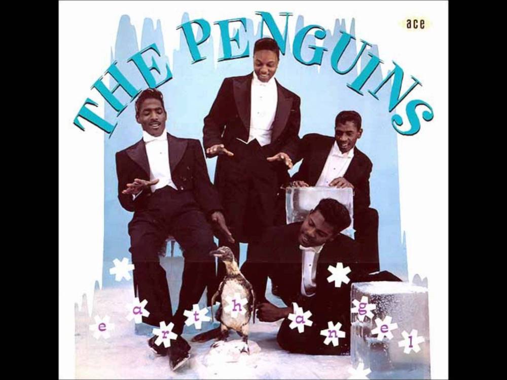 Album cover art for "Earth Angel" by The Penguins