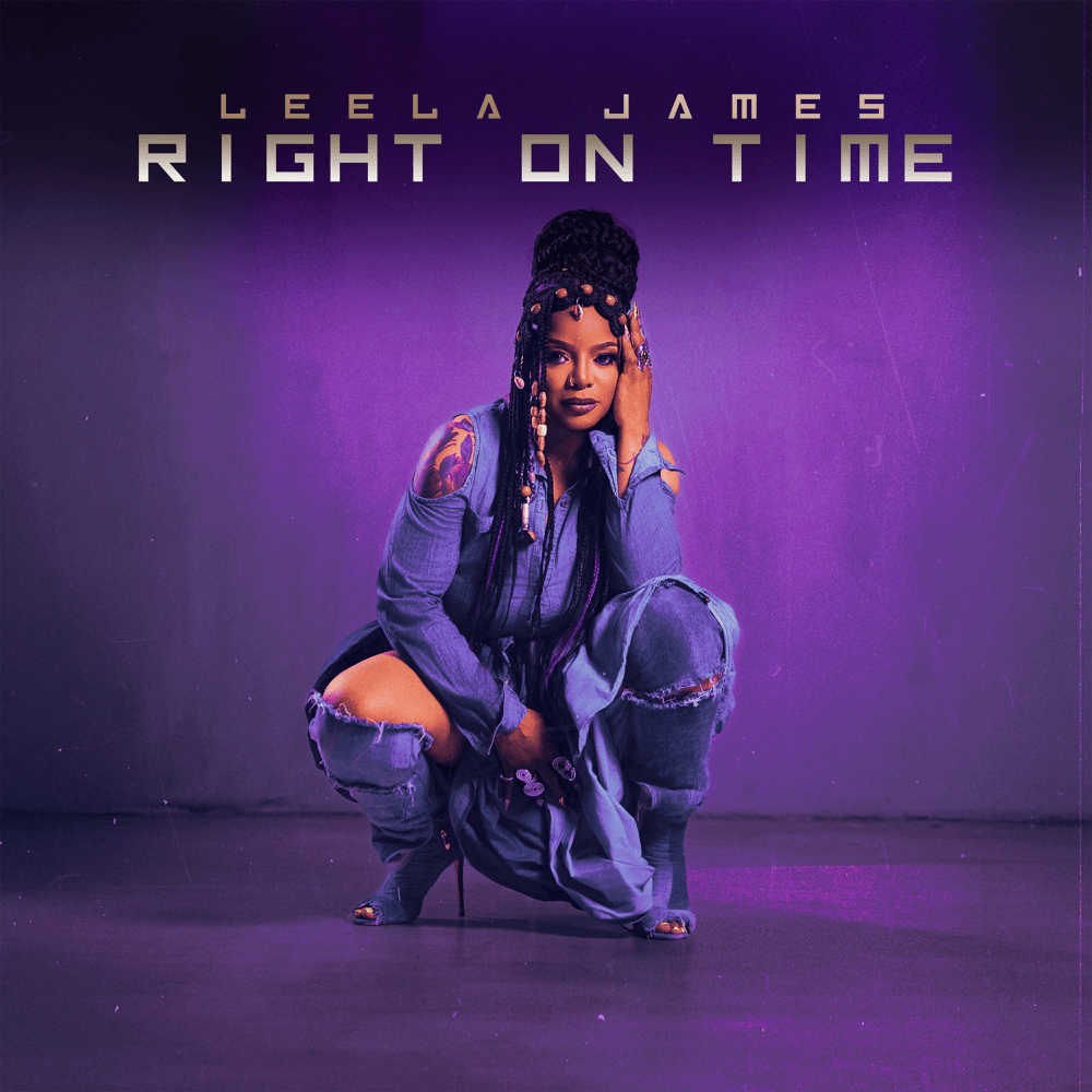 Album cover art for "Right On Time" by Leela James