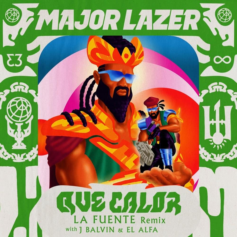Album cover art for "Qué Calor (La Fuente Remix)" by Major Lazer & El Alfa & J Balvin