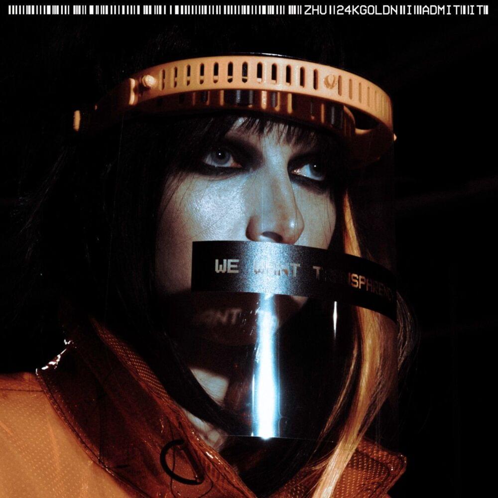 Album cover art for "I Admit It" by ZHU & 24kGoldn
