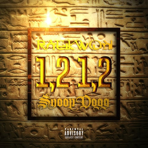 Album cover art for "1,2 1,2" by Raekwon & Snoop Dogg