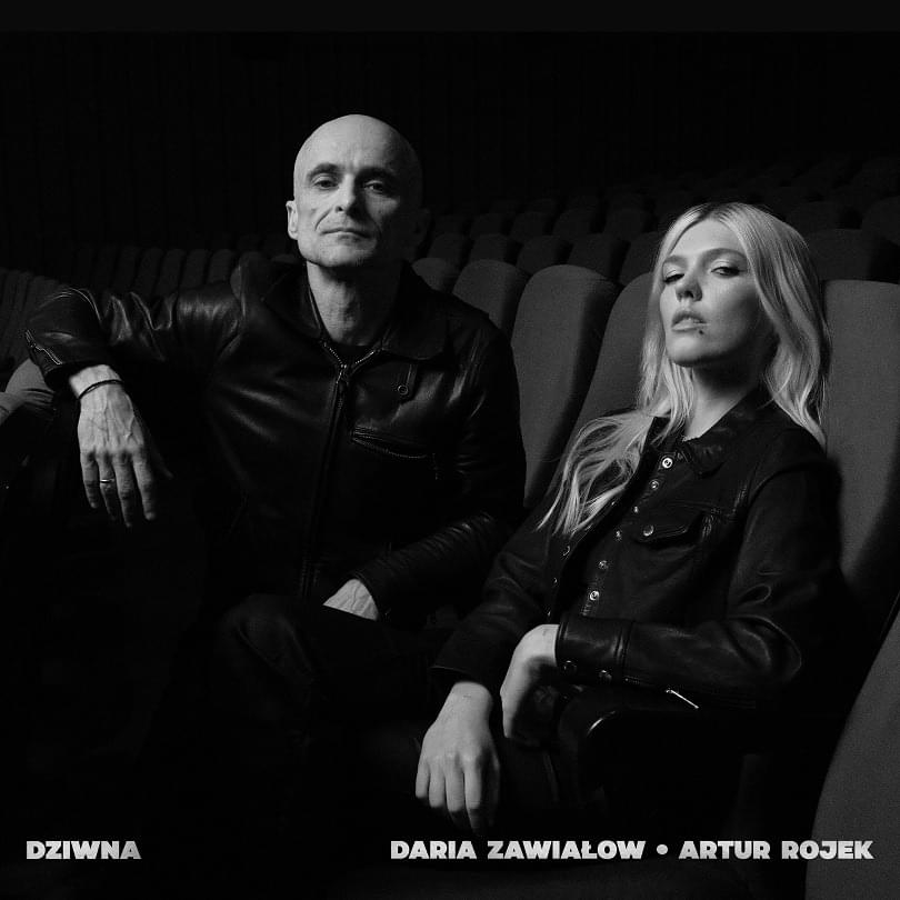 Album cover art for "Dziwna (Remix)" by Daria Zawiałow & Artur Rojek