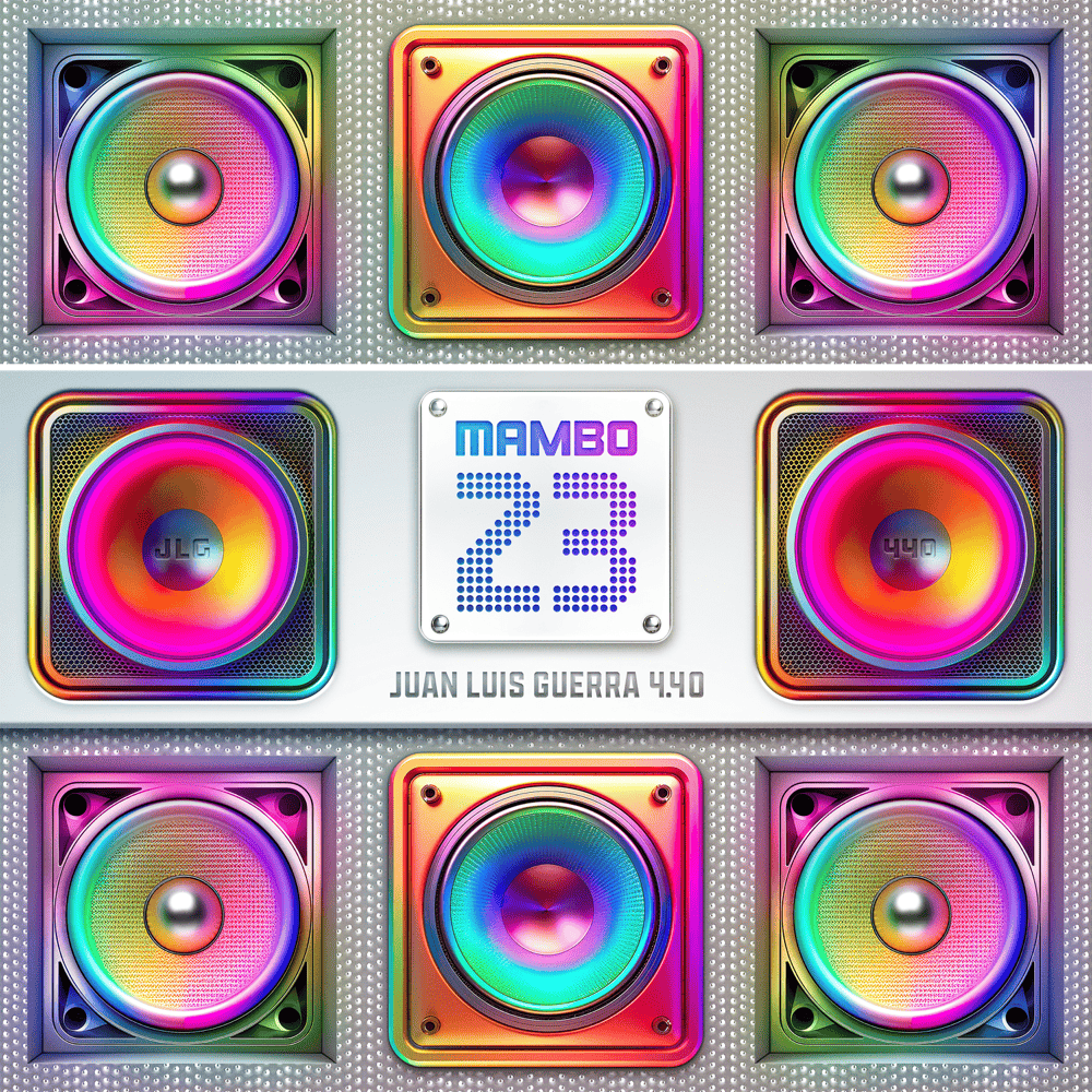 Album cover art for "MAMBO 23" by Juan Luis Guerra