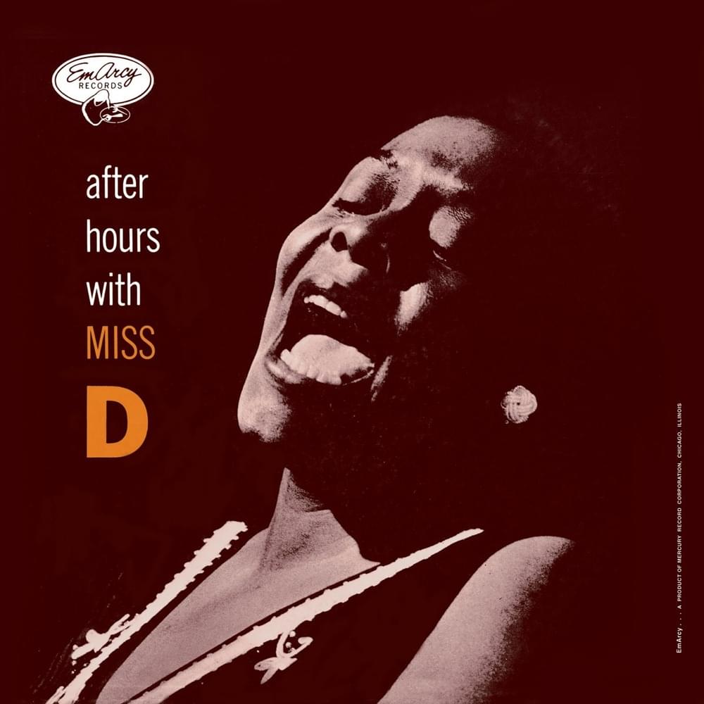 Album cover art for "Am I Blue" by Dinah Washington