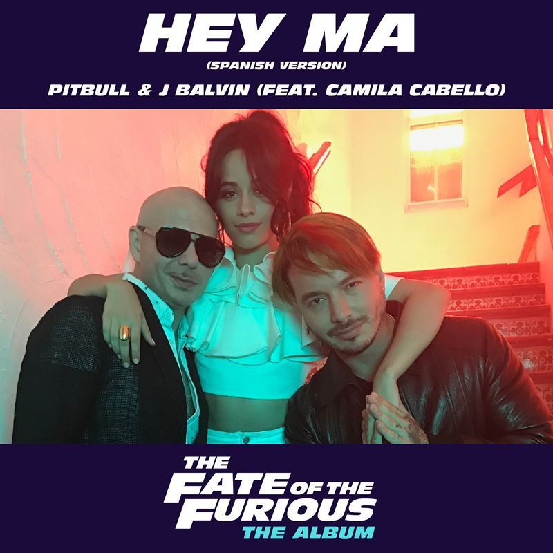 Album cover art for "Hey Ma (Spanish Version)" by Pitbull & Camila Cabello