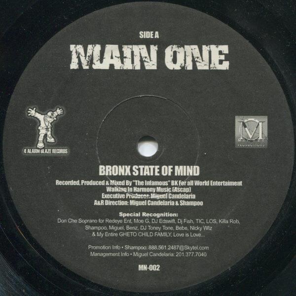 Cover image for Bronx State of Mind / Underneath the Staircase