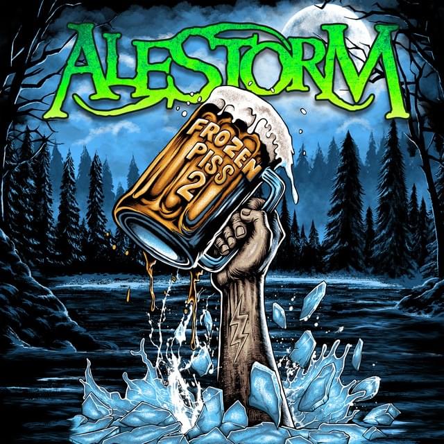 Album cover art for "Frozen Piss 2" by Alestorm & 佐々木詩織 (Shiori Sasaki)