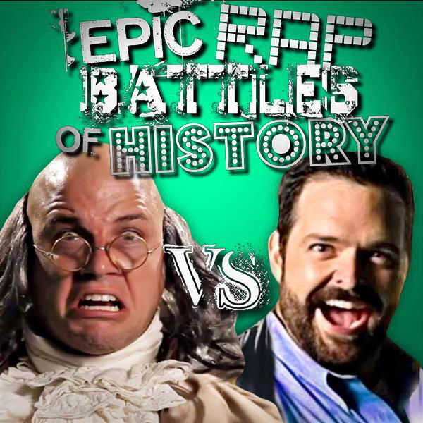 Album cover art for "Billy Mays vs Ben Franklin" by Epic Rap Battles of History & Nice Peter & EpicLLOYD & Colin J Sweeney