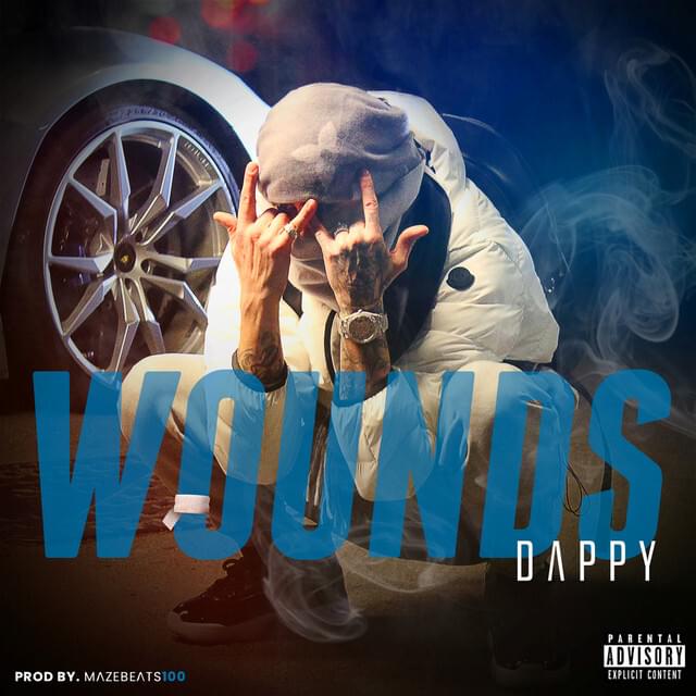Album cover art for "Wounds" by Dappy