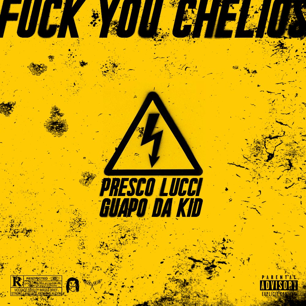 Album cover art for "F.U.C." by PRESCO LUCCI & GUAPO.LOVELY