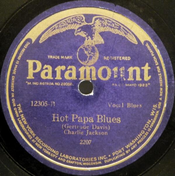 Hot Papa Blues by Papa Charlie Jackson