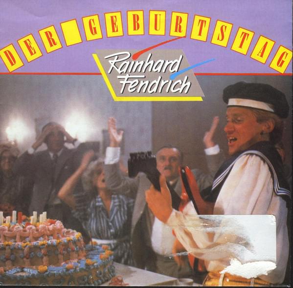 Album cover art for "Der Geburtstag" by Rainhard Fendrich