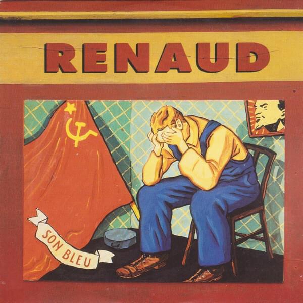 Album cover art for "Son bleu" by Renaud