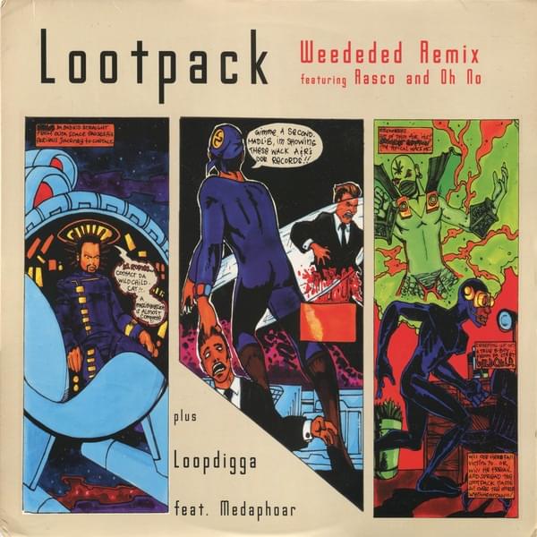 Album cover art for "Weededed (Remix)" by Lootpack & Oh No & Rasco