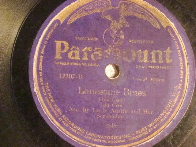 Album cover art for "Lonesome Blues" by Ida Cox