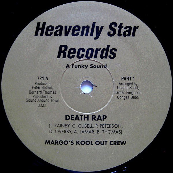 Album cover art for "Death Rap" by Margo’s Kool Out Crew
