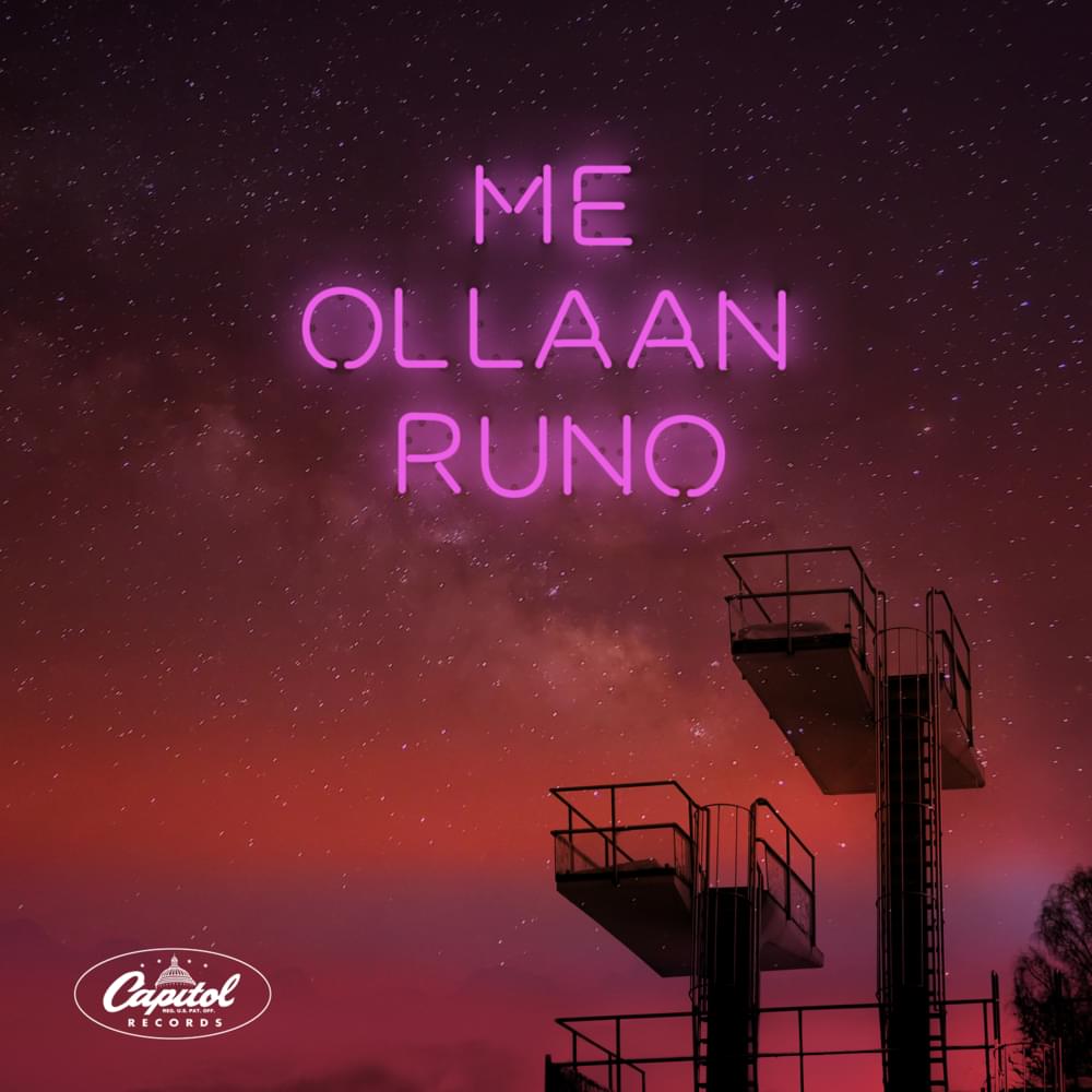 Album cover art for "Me Ollaan Runo" by Anna Puu