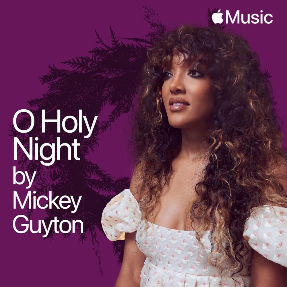 Album cover art for "O Holy Night" by Mickey Guyton