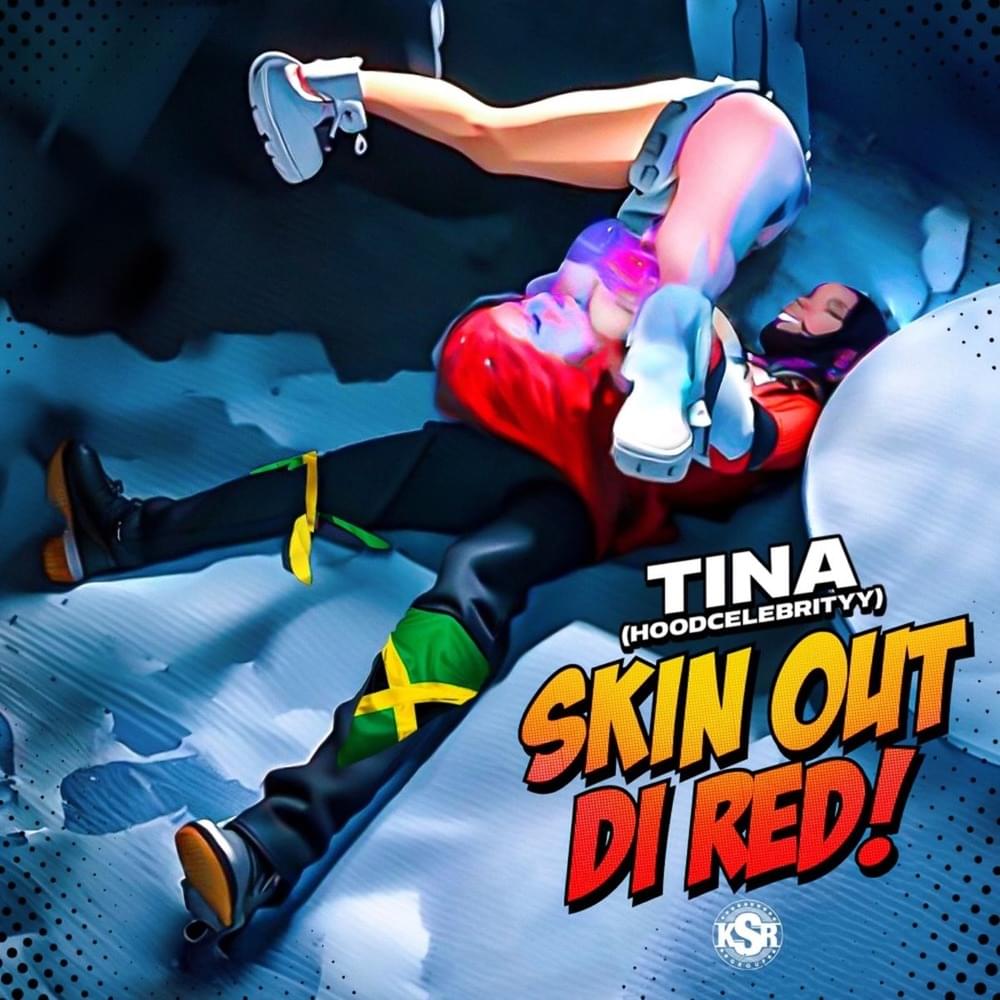 Album cover art for "Skin Out Di Red" by HoodCelebrityy