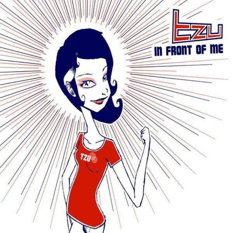 Album cover art for "In Front Of Me" by TZU