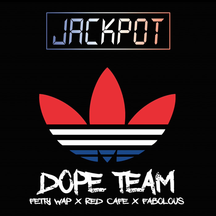 Album cover art for "Jackpot" by Red Cafe & Fetty Wap & Fabolous