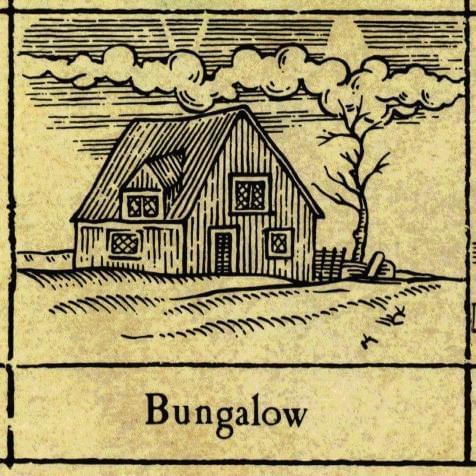 Album cover art for "Bungalow" by XTC