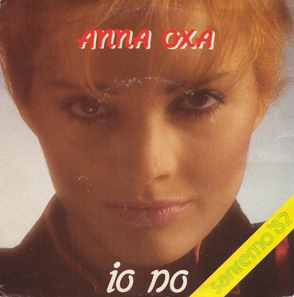 Album cover art for "Io no" by Anna Oxa