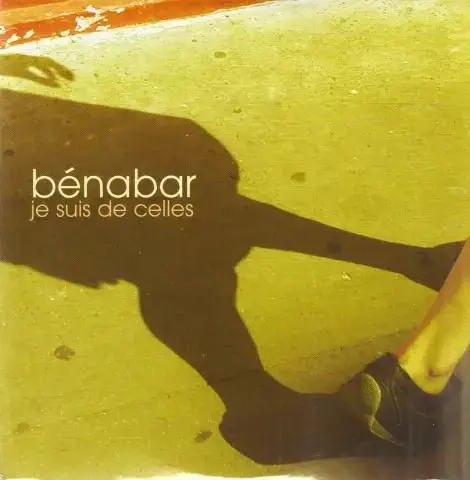 Album cover art for "Je suis de celles" by Bénabar