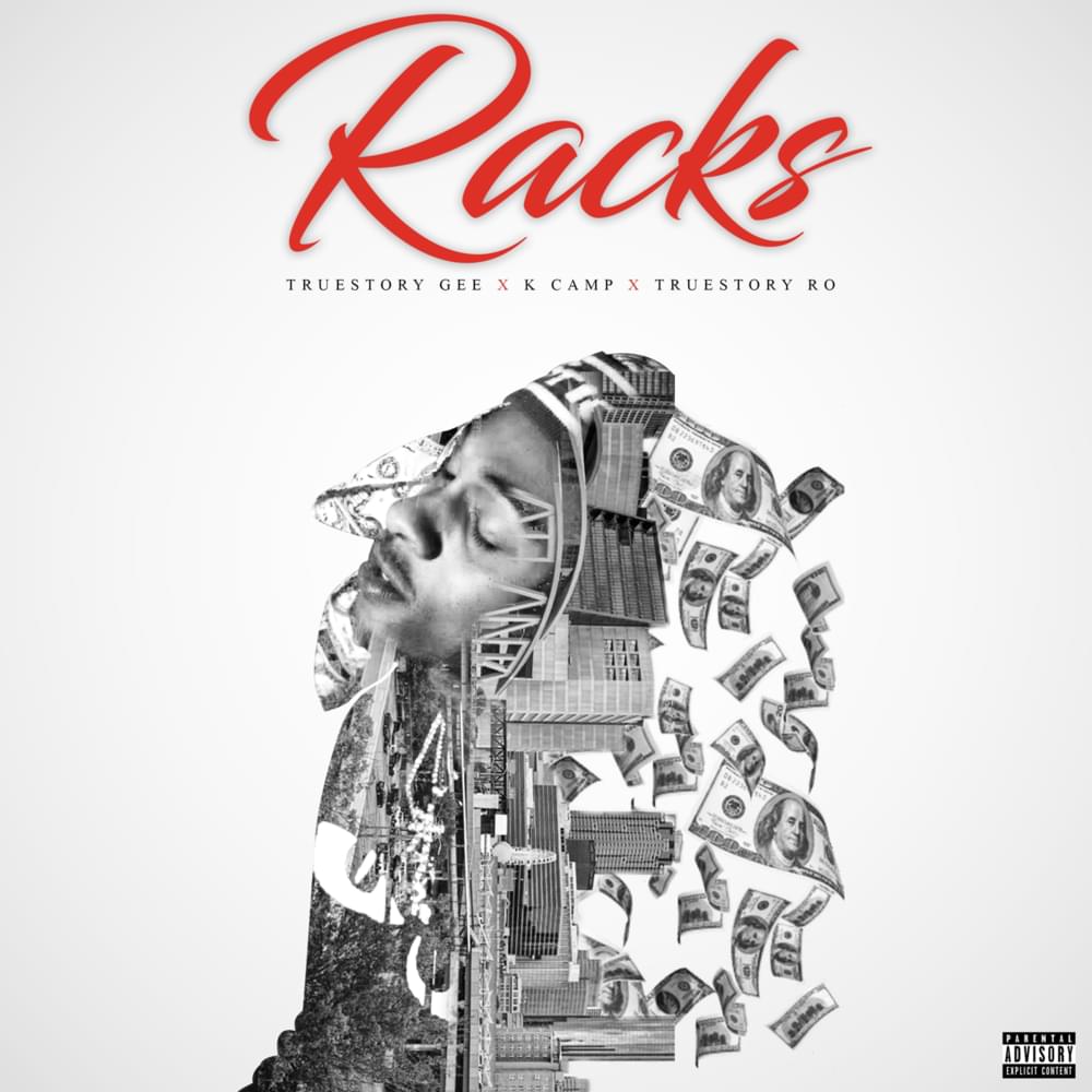 Album cover art for "Racks" by True Story Gee