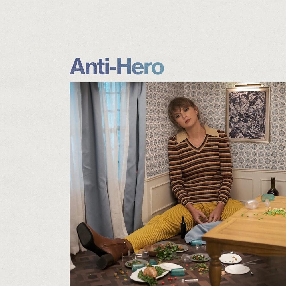 Album cover art for "Anti-Hero" by Taylor Swift