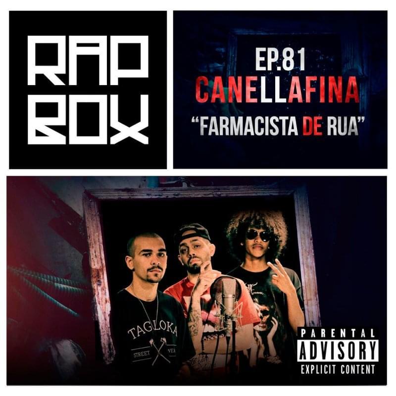 Album cover art for "Farmacista de Rua" by Canella Fina