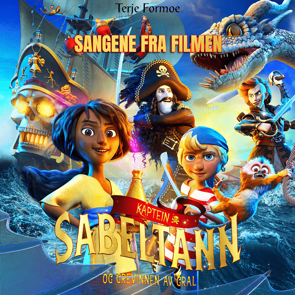 Cover image for Kaptein Sabeltann og Grevinnen av Gral